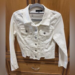 Chocolate Women's Cream Jean Jacket